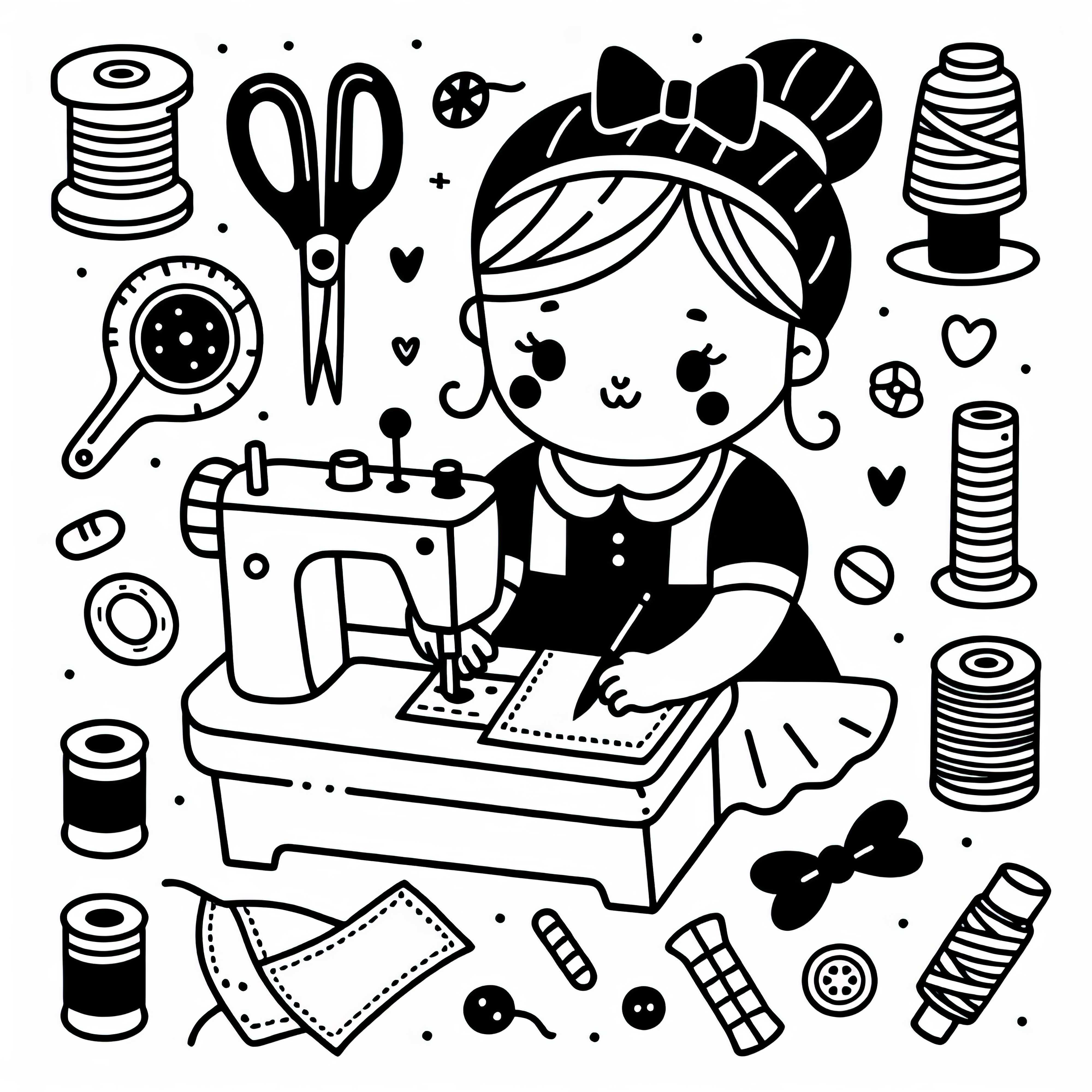 Šūšanas krāsojamā veidne radošam hobijam bez maksas