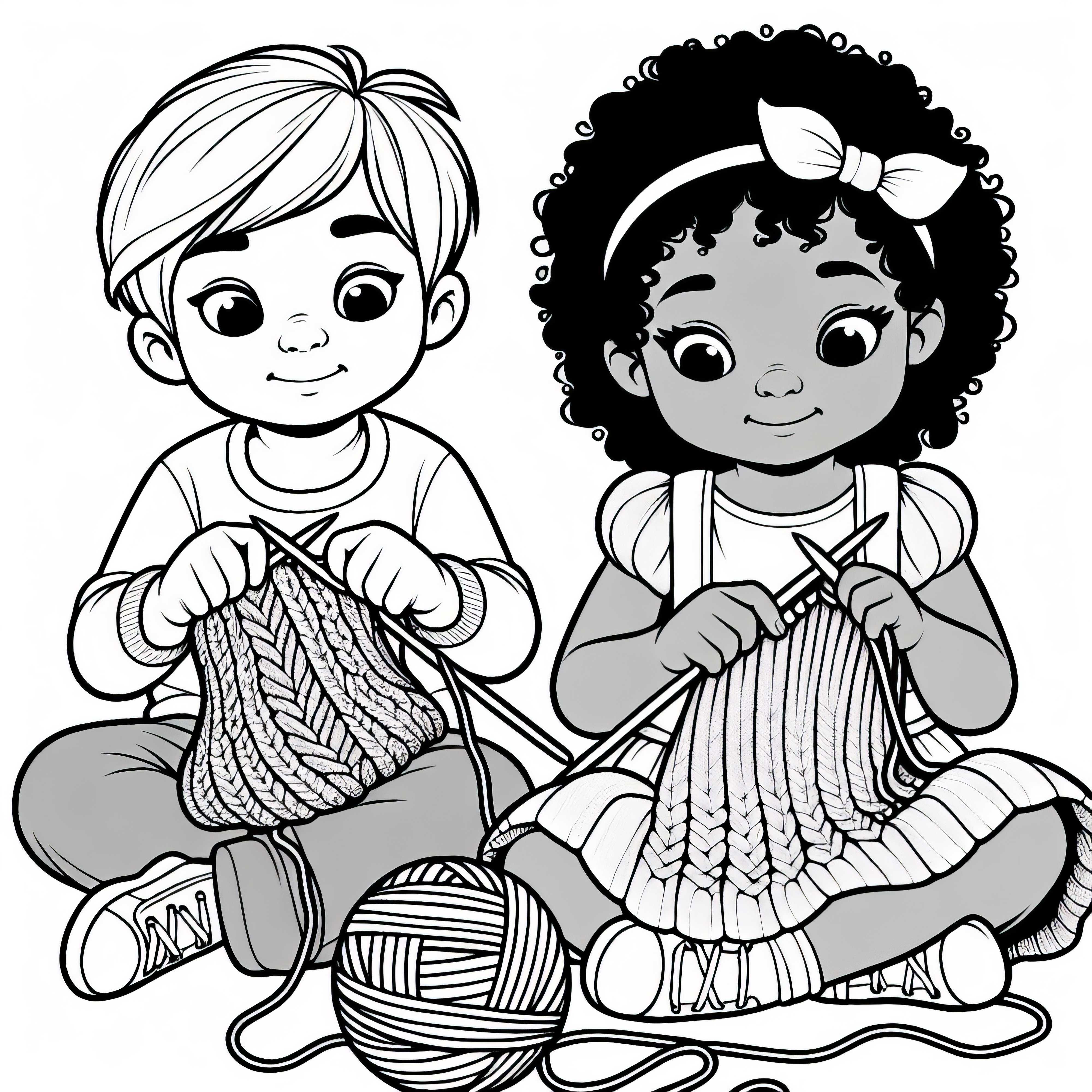 Bezmaksas krāsojamā bilde par adīšanu tavām hobijām