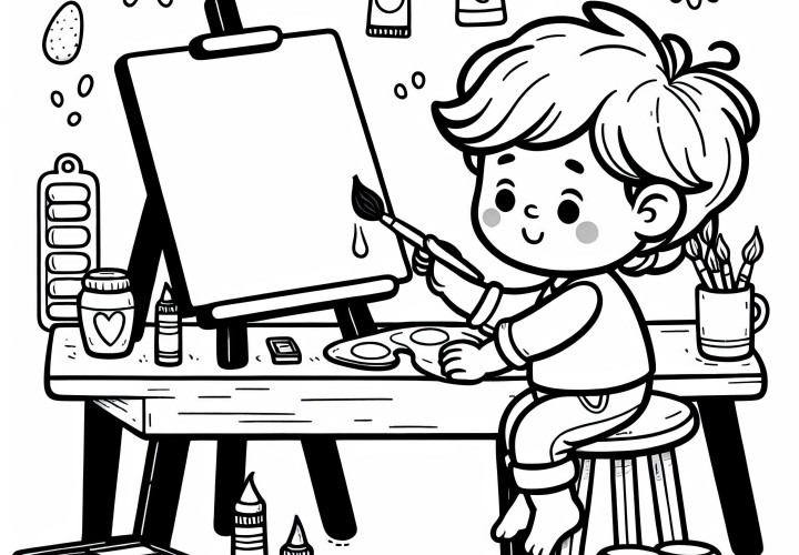 Bezmaksas lejupielādējiet un krāsojiet zīmēšanas veidnes radošiem hobijiem