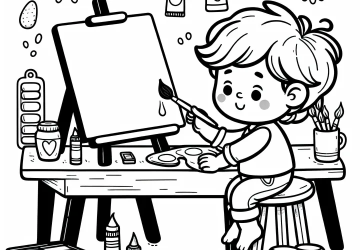 Bezmaksas lejupielādējiet un krāsojiet zīmēšanas veidnes radošiem hobijiem