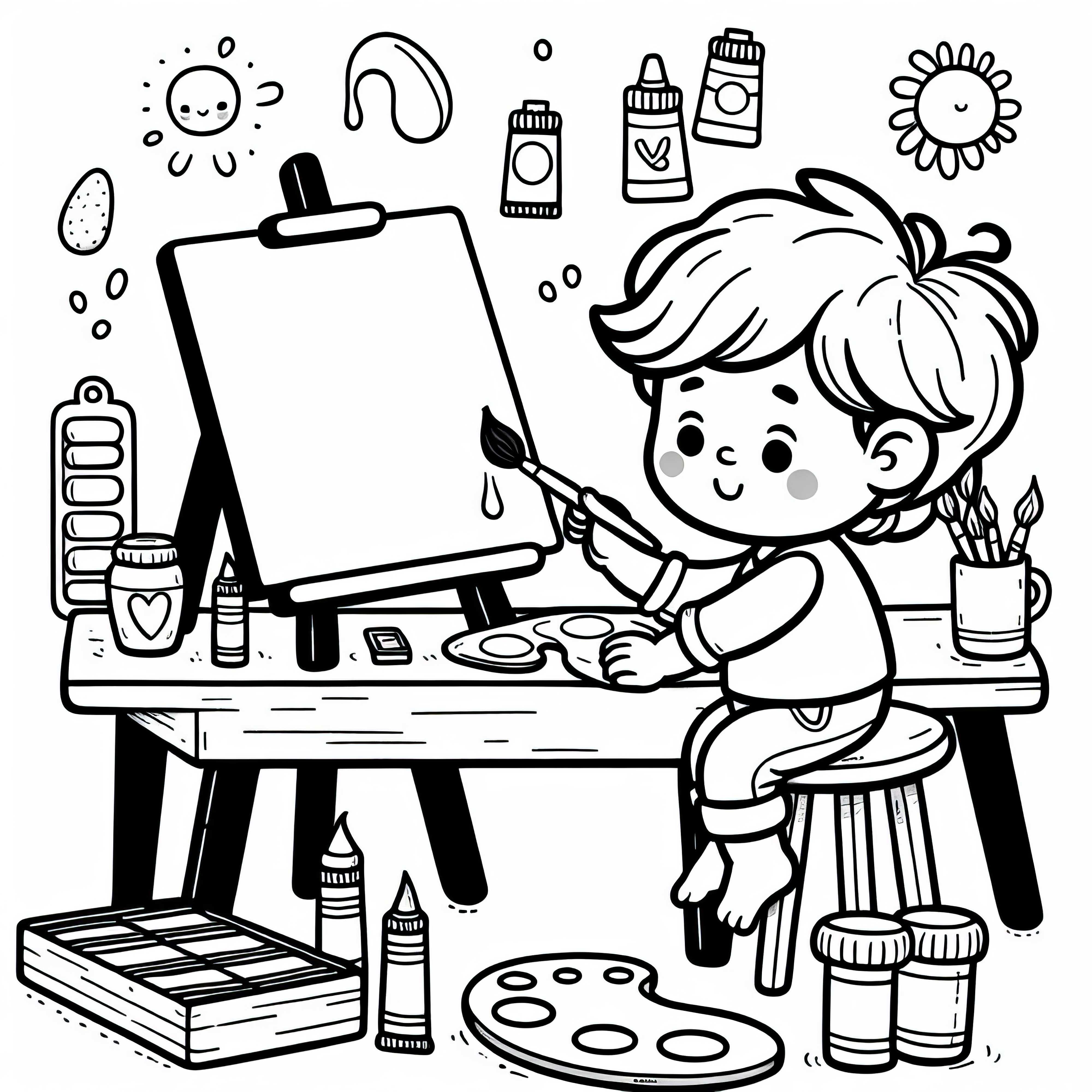 Krāsojamā lapa radošiem hobijiem bez maksas lejupielādēt un izkrāsot