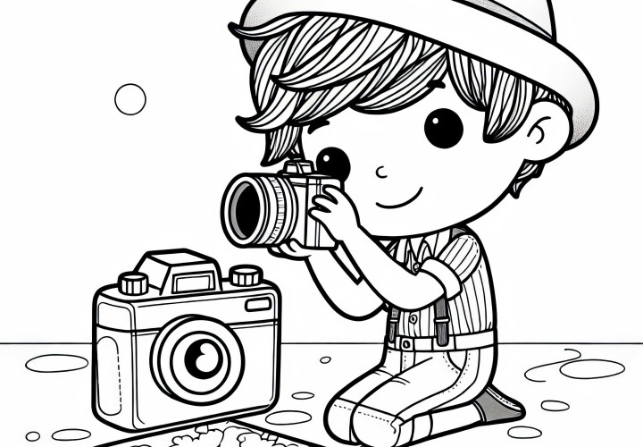 Fotogrāfija Krāsojamā lapa tavam radošajam hobijam Bezmaksas