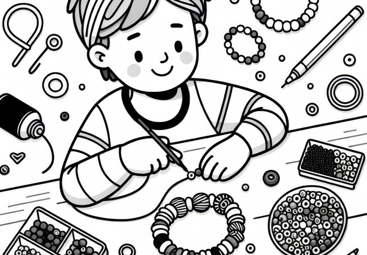 Rotaslietu izgatavošana - Krāsojamā lapa hobijiem – Bezmaksas lejupielādei