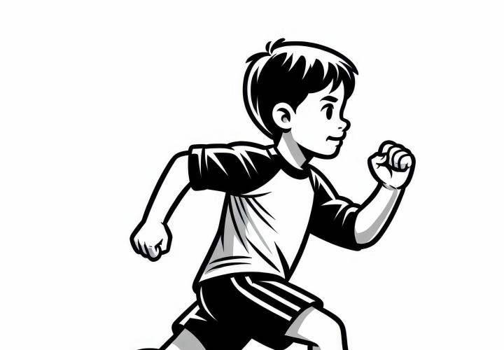 Skriešana krāsojamā lapa tavām hobijām – bez maksas lejupielādējama