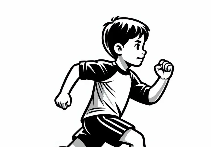 Skriešana krāsojamā lapa tavām hobijām – bez maksas lejupielādējama