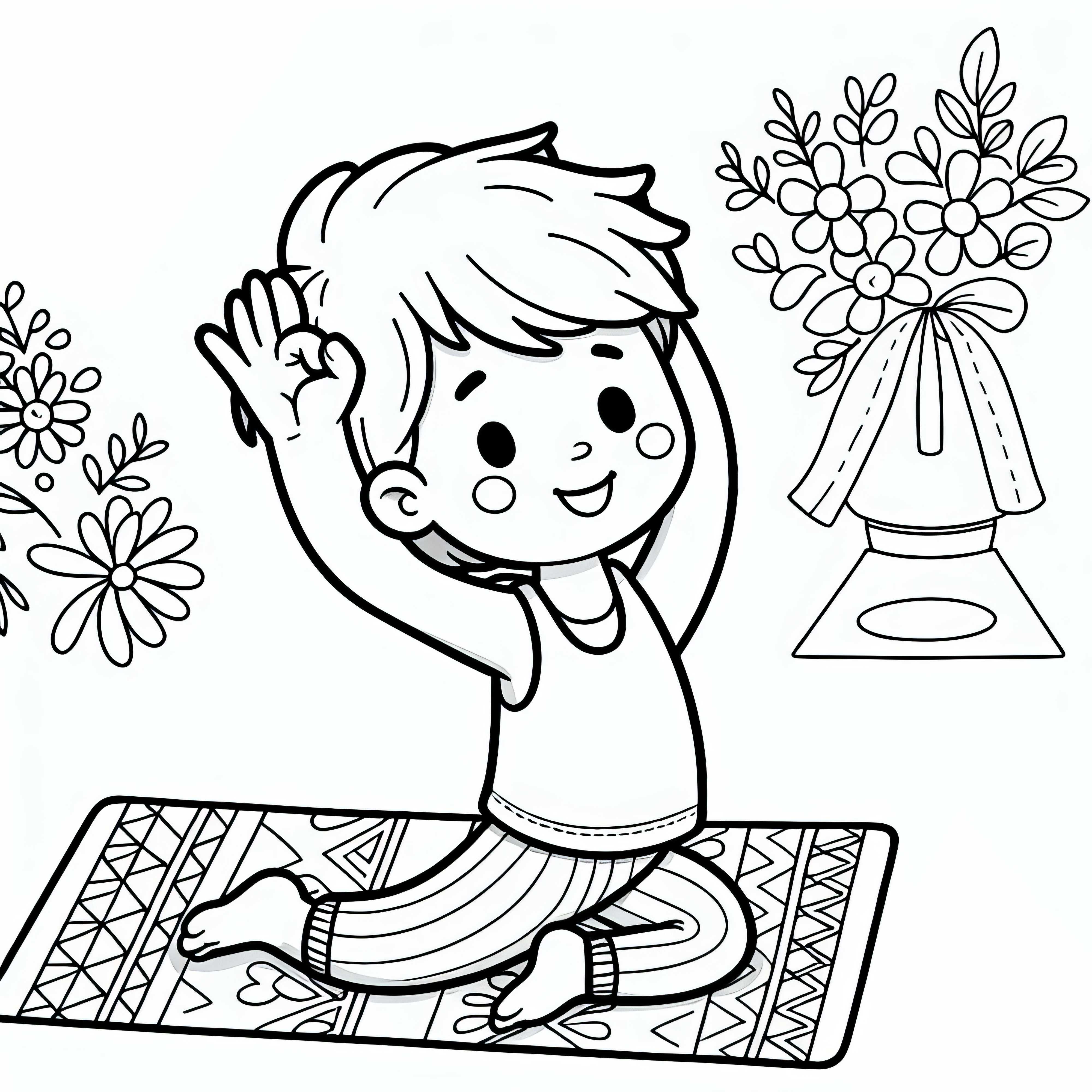 Jogas krāsojamā lapa tavai aizraušanās – Bezmaksas lejupielāde