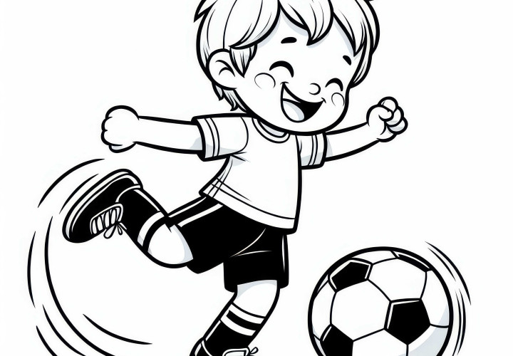 Futbola zīmēšanas attēls hobijam bezmaksas