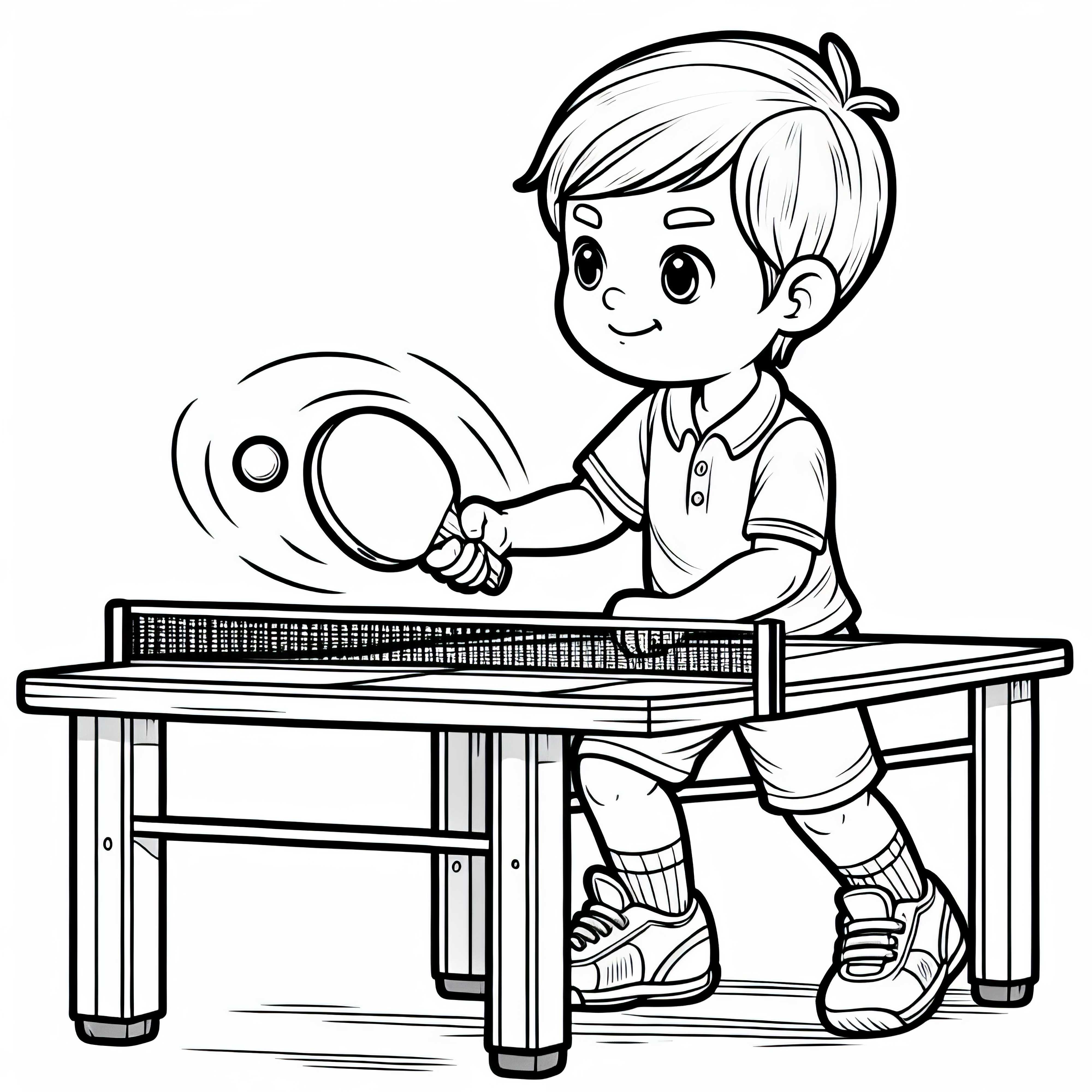 Stolný tenis Maľovanka pre Tvoje hobby Zadarmo Maľovanka na hranie stolného tenisu pre Tvoje hobby zadarmo