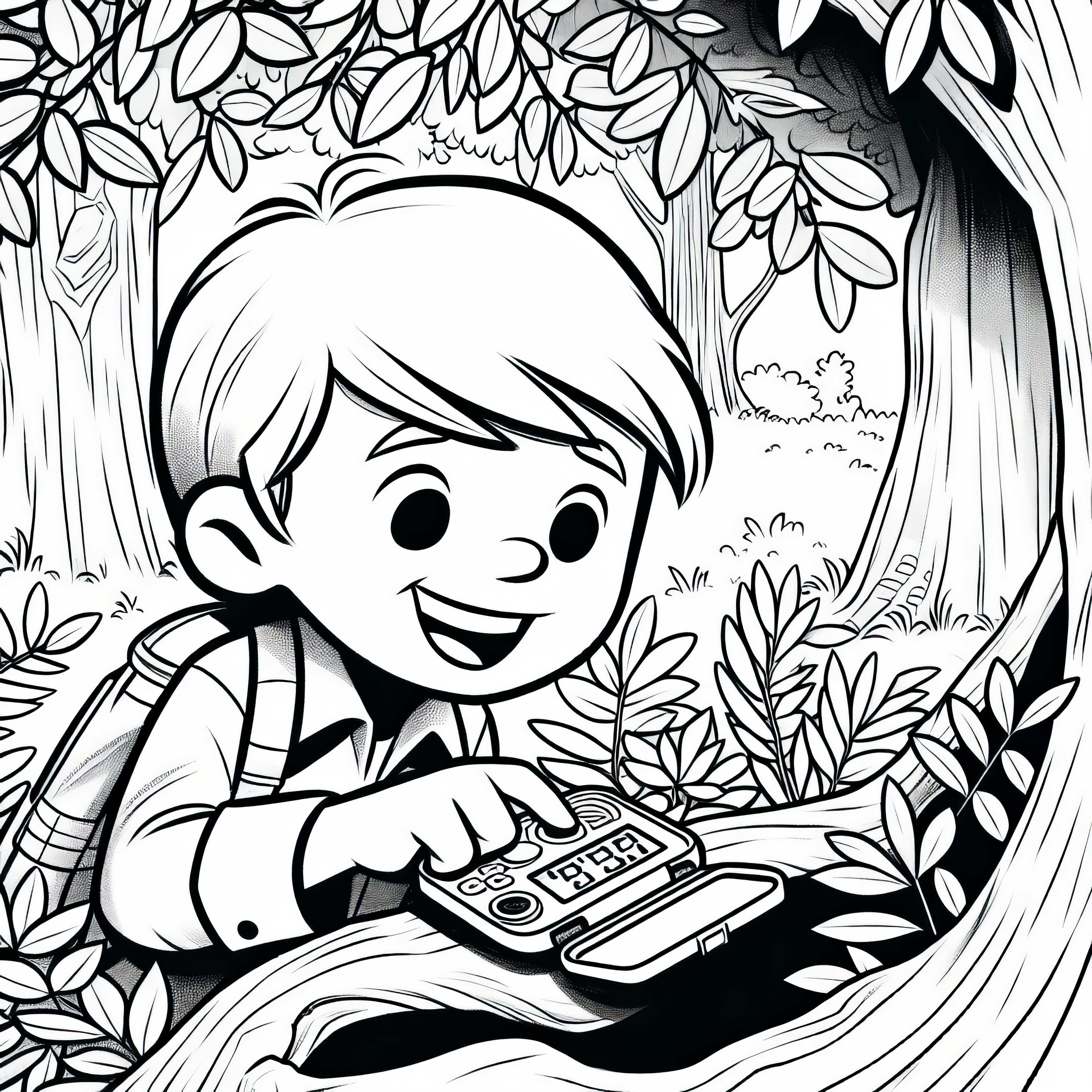 Geocaching krāsojamā lapa tavām āra hobijiem – Bezmaksas lejupielādei