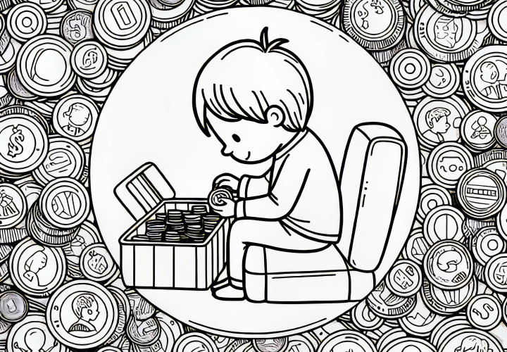 Cepuru kolekcija - krāsojamā bilde jūsu hobijam bez maksas lejupielādējama