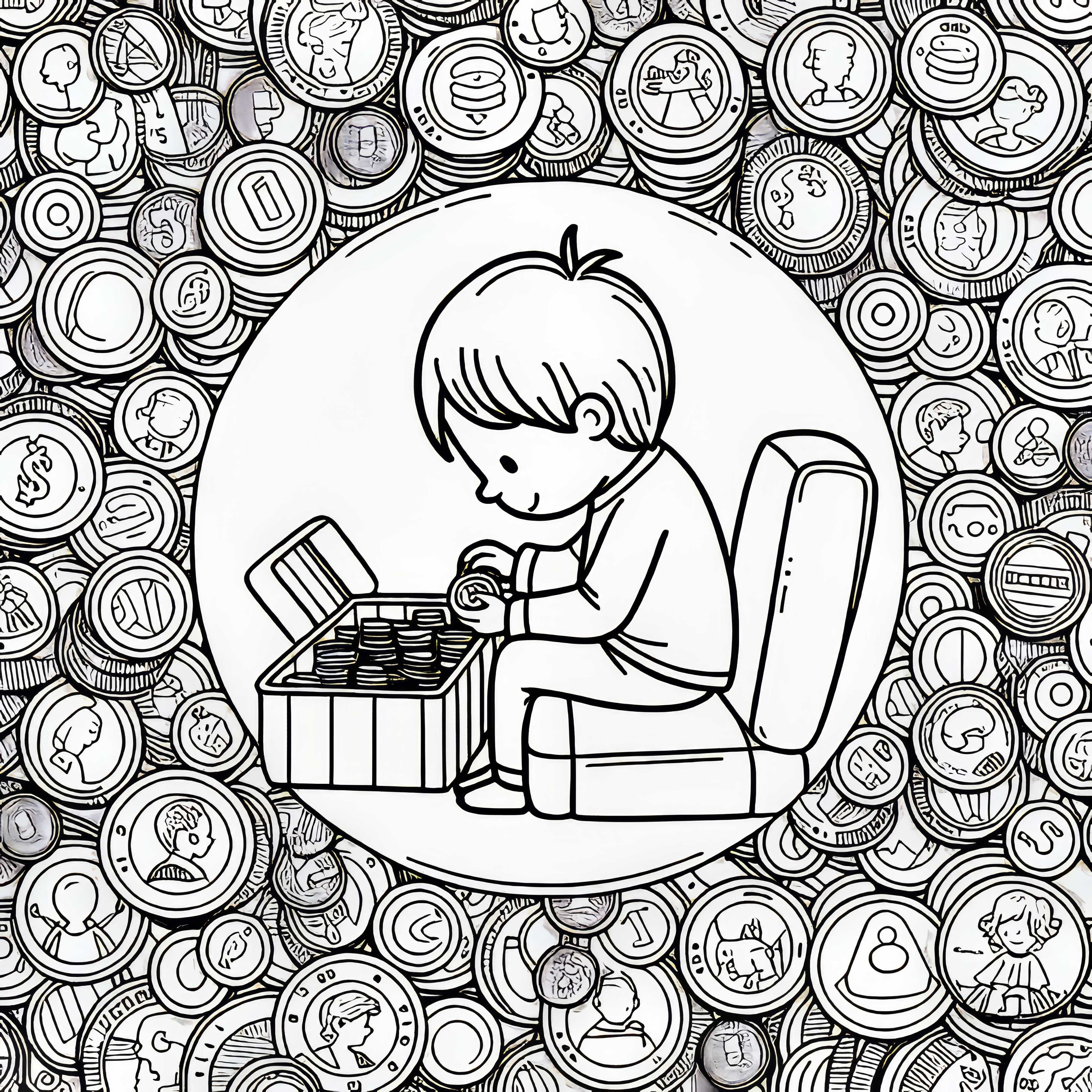 Cepuru kolekcija krāsojamā bilde tavām hobijām bez maksas lejupielādējama