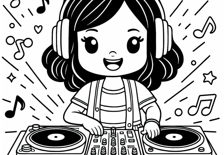 Džinglu krāsojamā veidne hobijiem - Bezmaksas krāsojamā bilde