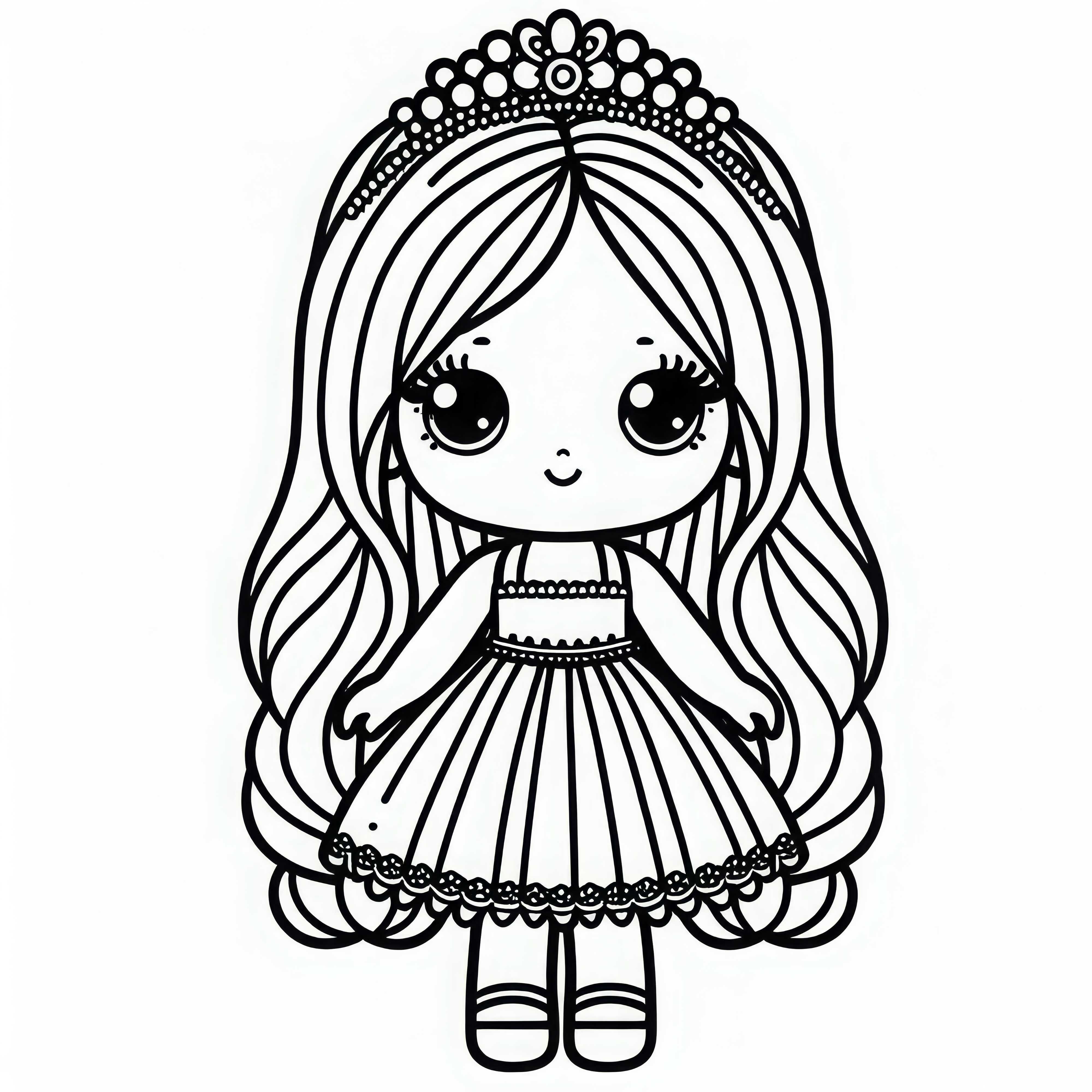Бесплатно скачать раскраску с куклами и раскрашивать онлайн Раскраска куклы Скачайте бесплатно и раскрашивайте онлайн