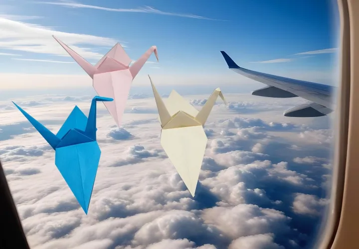 Dobrar uma grua de origami: Instruções com fotos e vídeo
