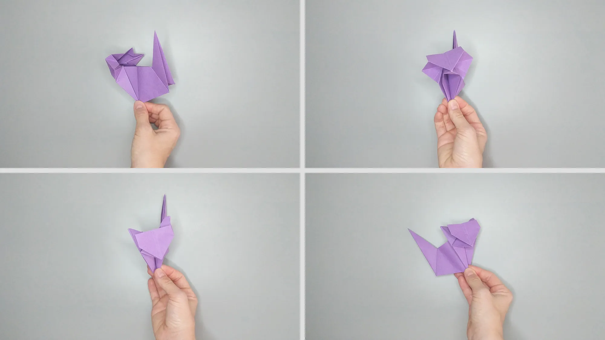 Χειροτεχνία γάτας Origami - οδηγίες. Βήμα 11