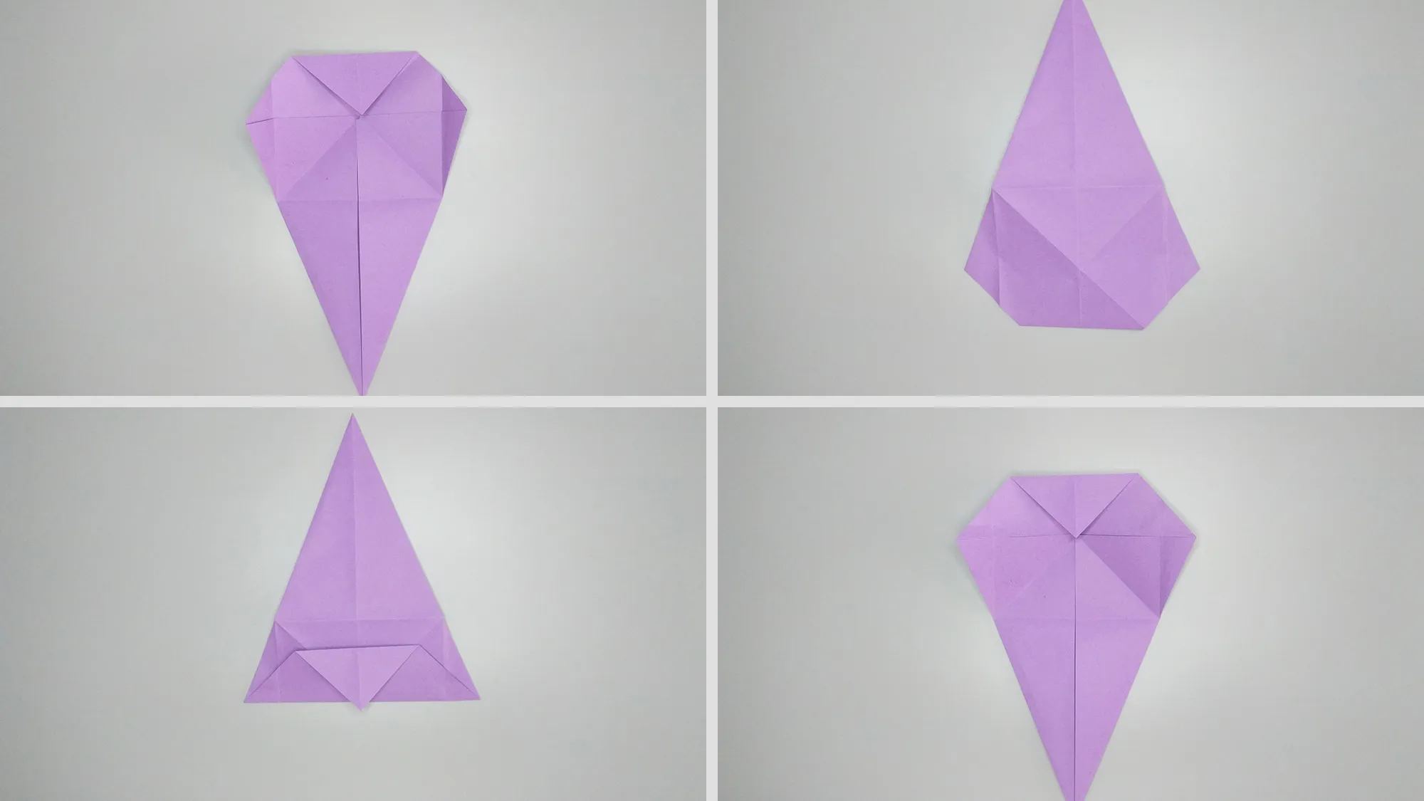 Χειροτεχνία γάτας Origami - οδηγίες. Βήμα 4