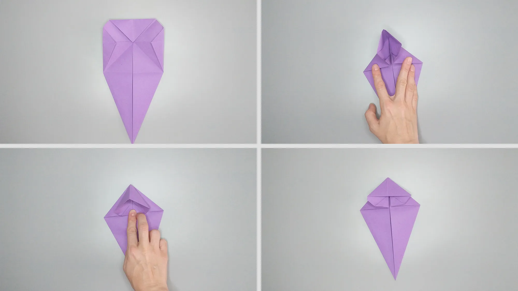 Χειροτεχνία γάτας Origami - οδηγίες. Βήμα 5