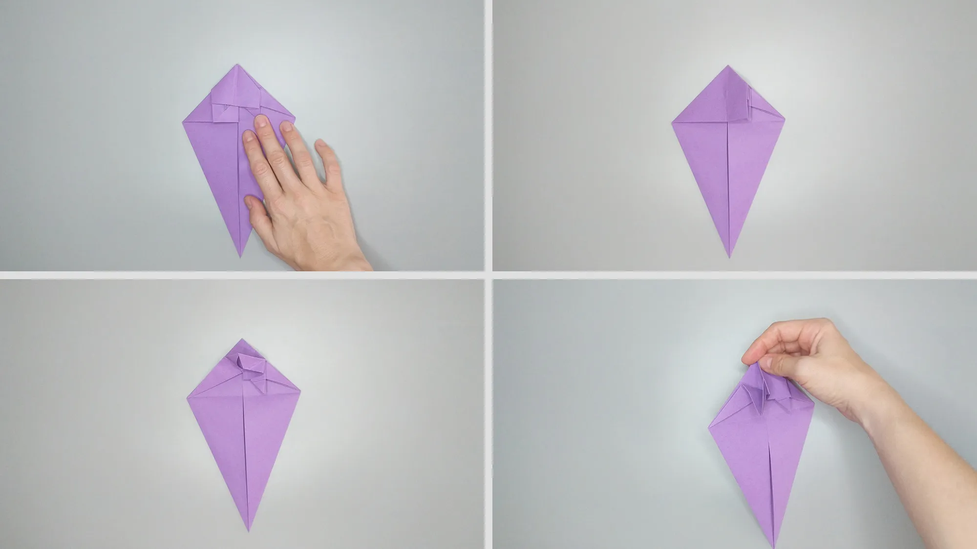 Χειροτεχνία γάτας Origami - οδηγίες. Βήμα 8