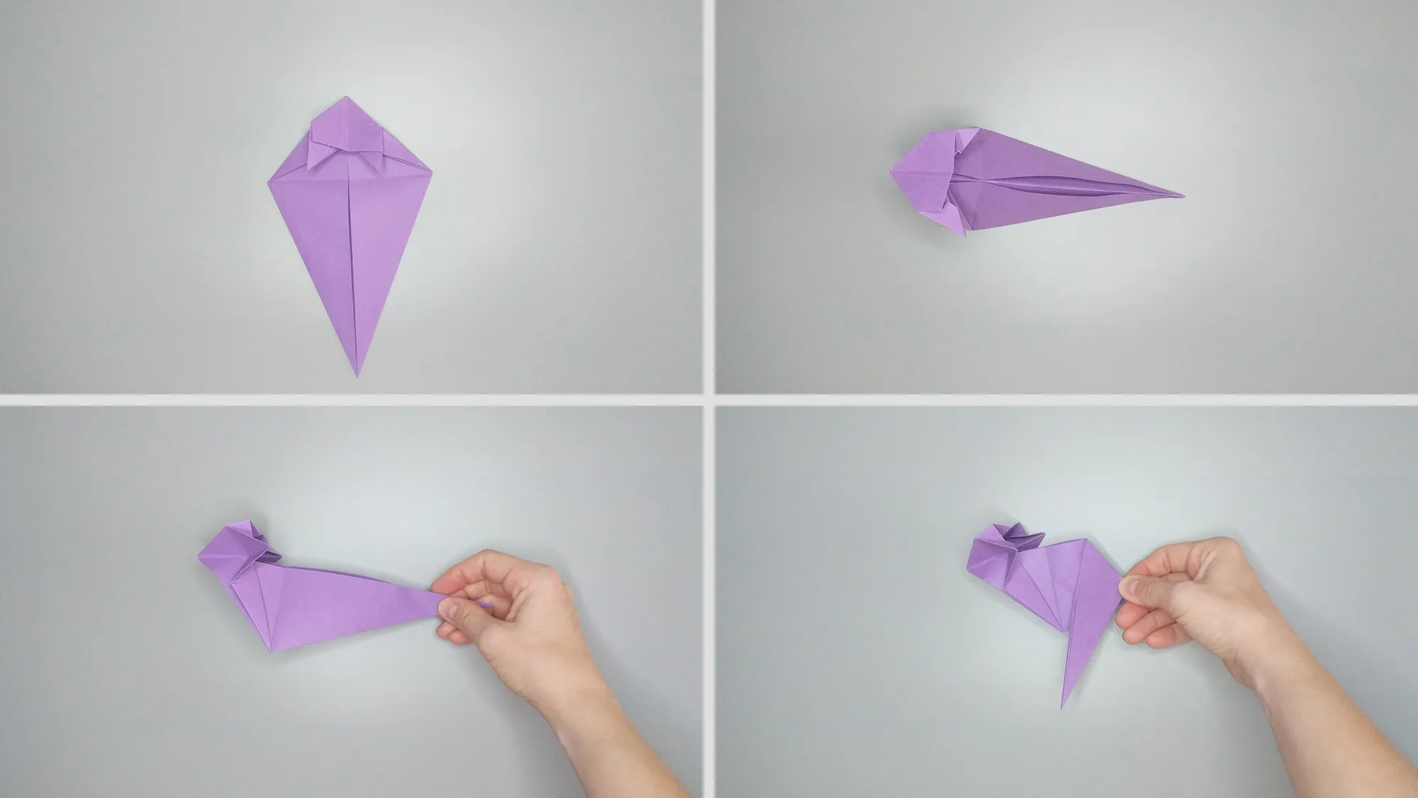 Χειροτεχνία γάτας Origami - οδηγίες. Βήμα 9