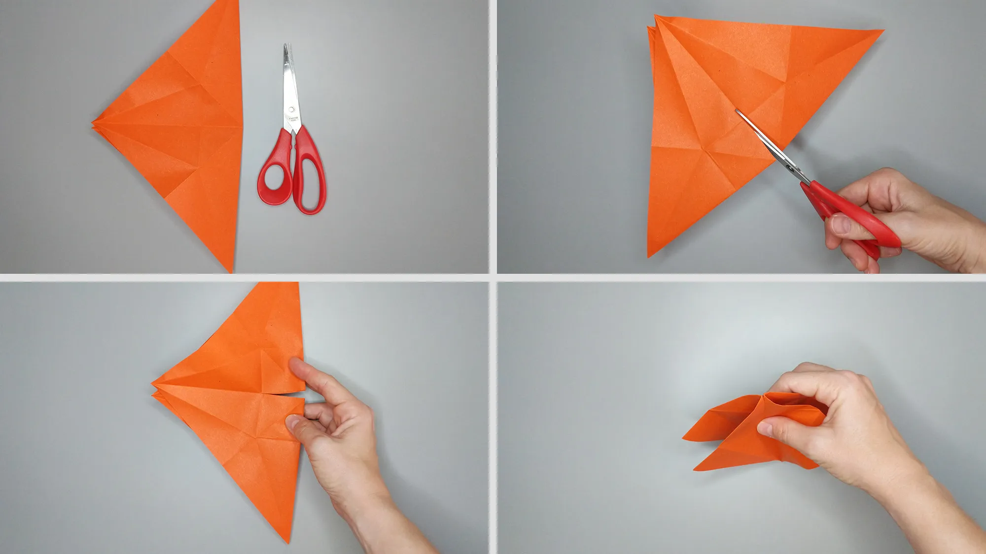 Make a paper bird - Origami instructions for a parrot. Step 7