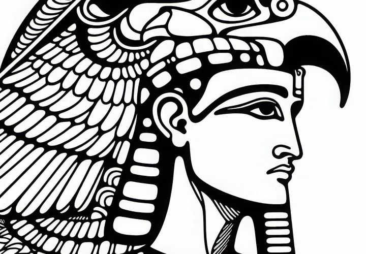 Thoth Coloring Page: Egyptian Zodiac Free
