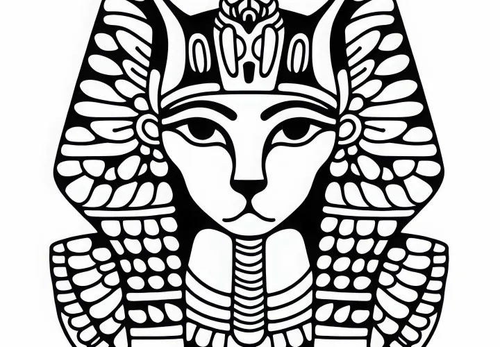 Seth Coloring Page Egyptian Zodiac Free