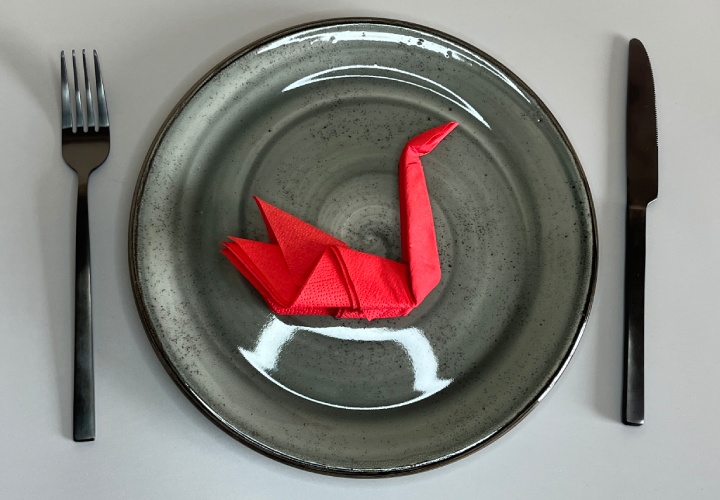 Doblar servilletas en forma de cisne: instrucciones con fotos y vídeo