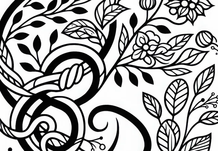 Coloring page Hazel – Celtic zodiac sign Free