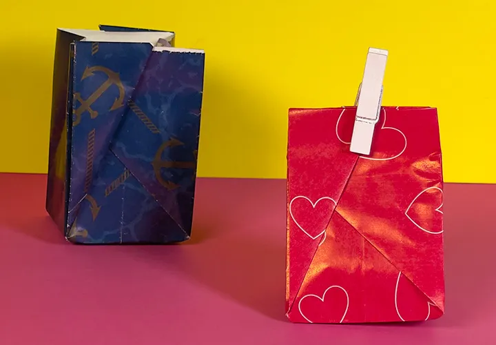 Busta regalo di carta pieghevole – semplice idea fai-da-te con video