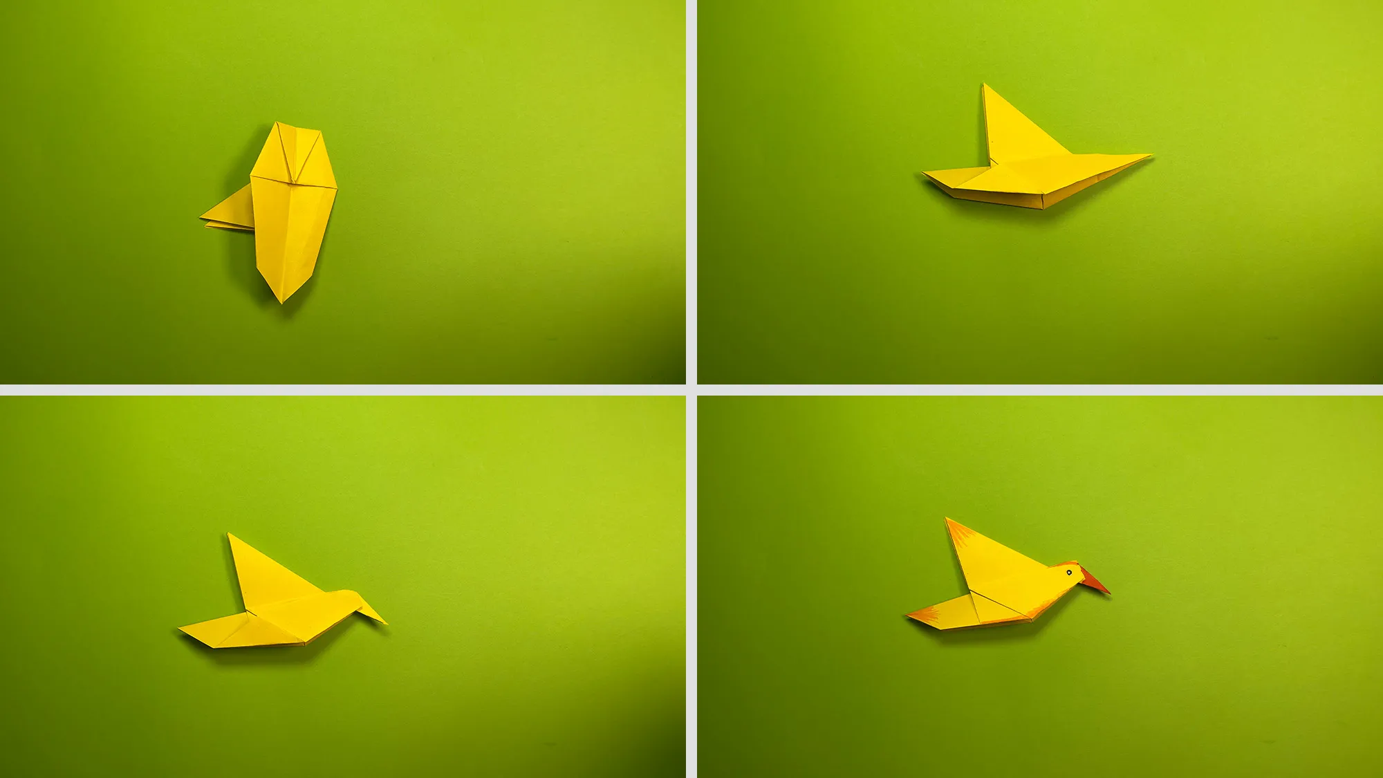 ✂️ Origami-vogels: stap-voor-stap handleiding met opmerkingen. Afbeelding 4 ✂️ Origami-vogels: Stap-voor-stap handleiding met opmerkingen. Afbeelding 4