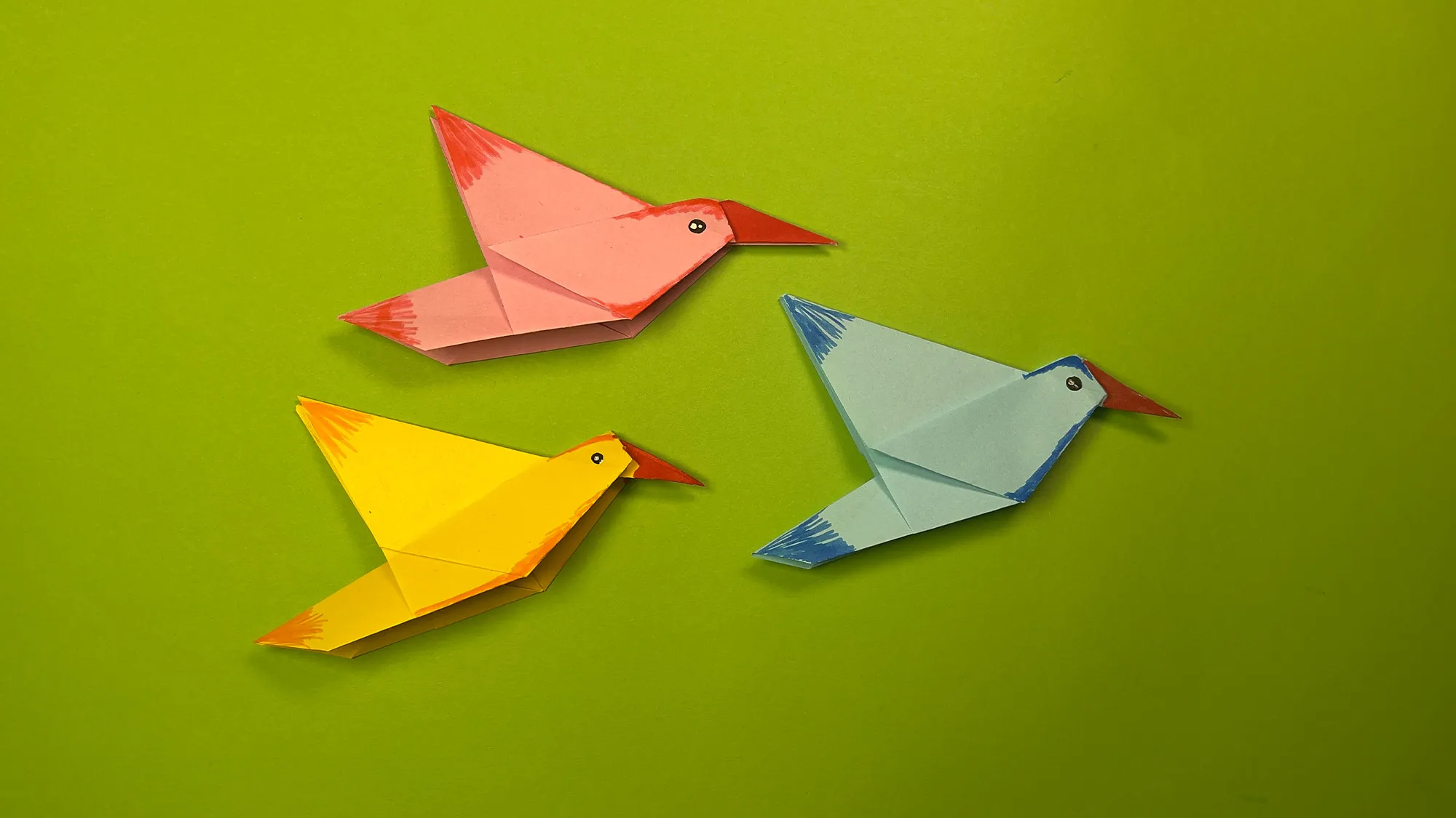 ✂️ Origami-vogels: stap-voor-stap handleiding met opmerkingen. Afbeelding 5 ✂️ Origami-vogels: Stapsgewijze handleiding met opmerkingen. Afbeelding 5