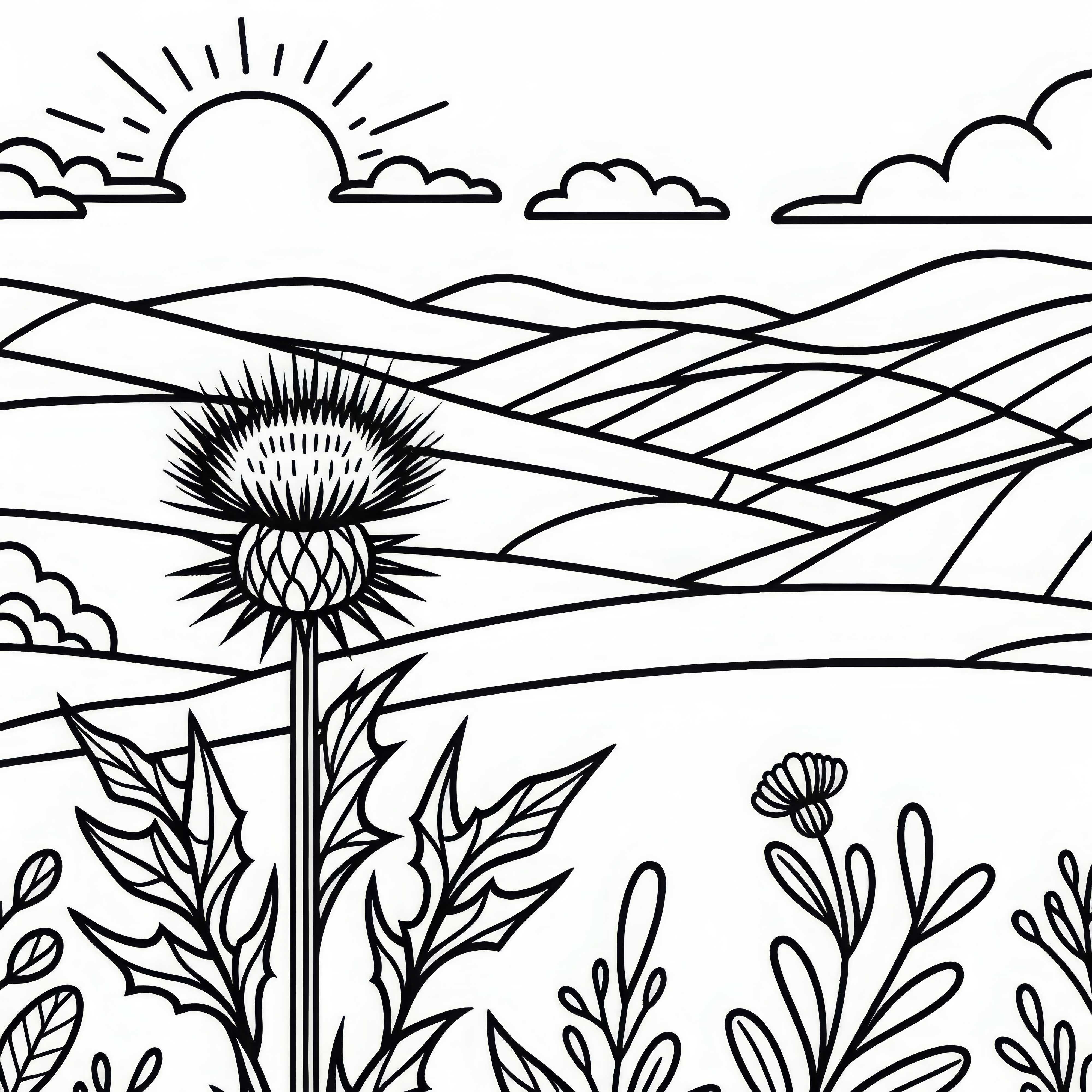 Malba jedné dalie - Zdarma omalovánka