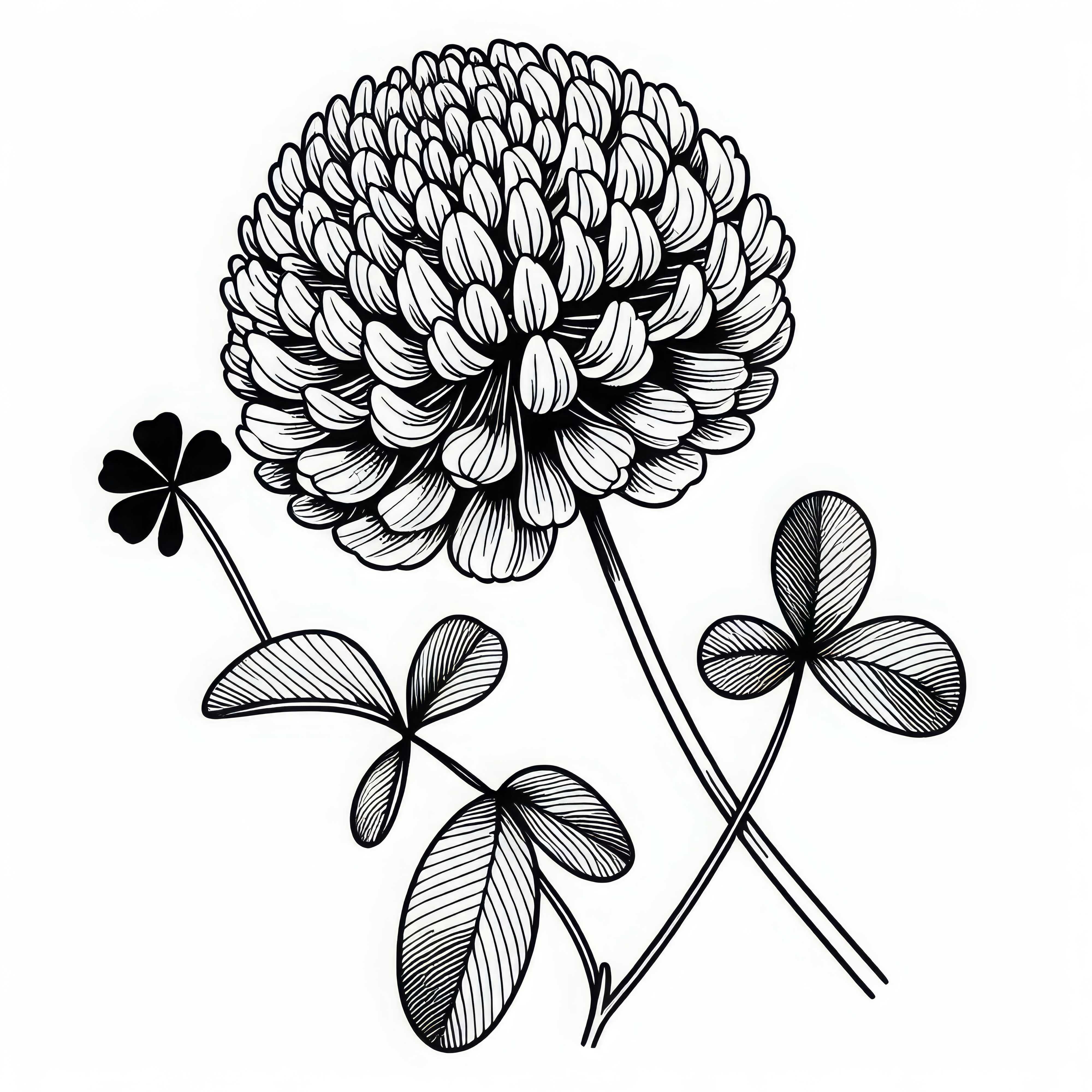 Цвете на детелината &ndash; Безплатна оцветявка