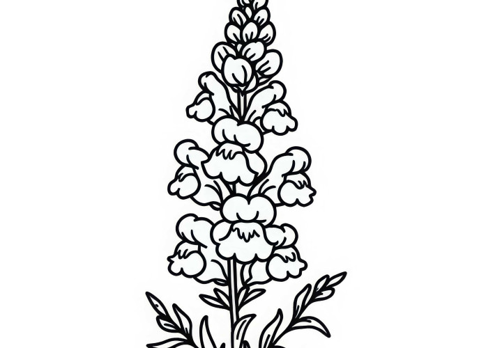 Lion's Mouth Coloring Page for Free Download