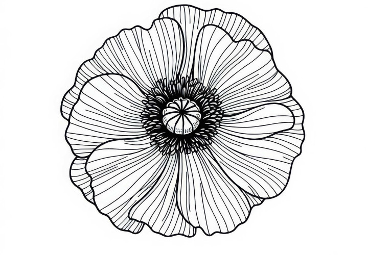 Цвят на мак – безплатна оцветявка