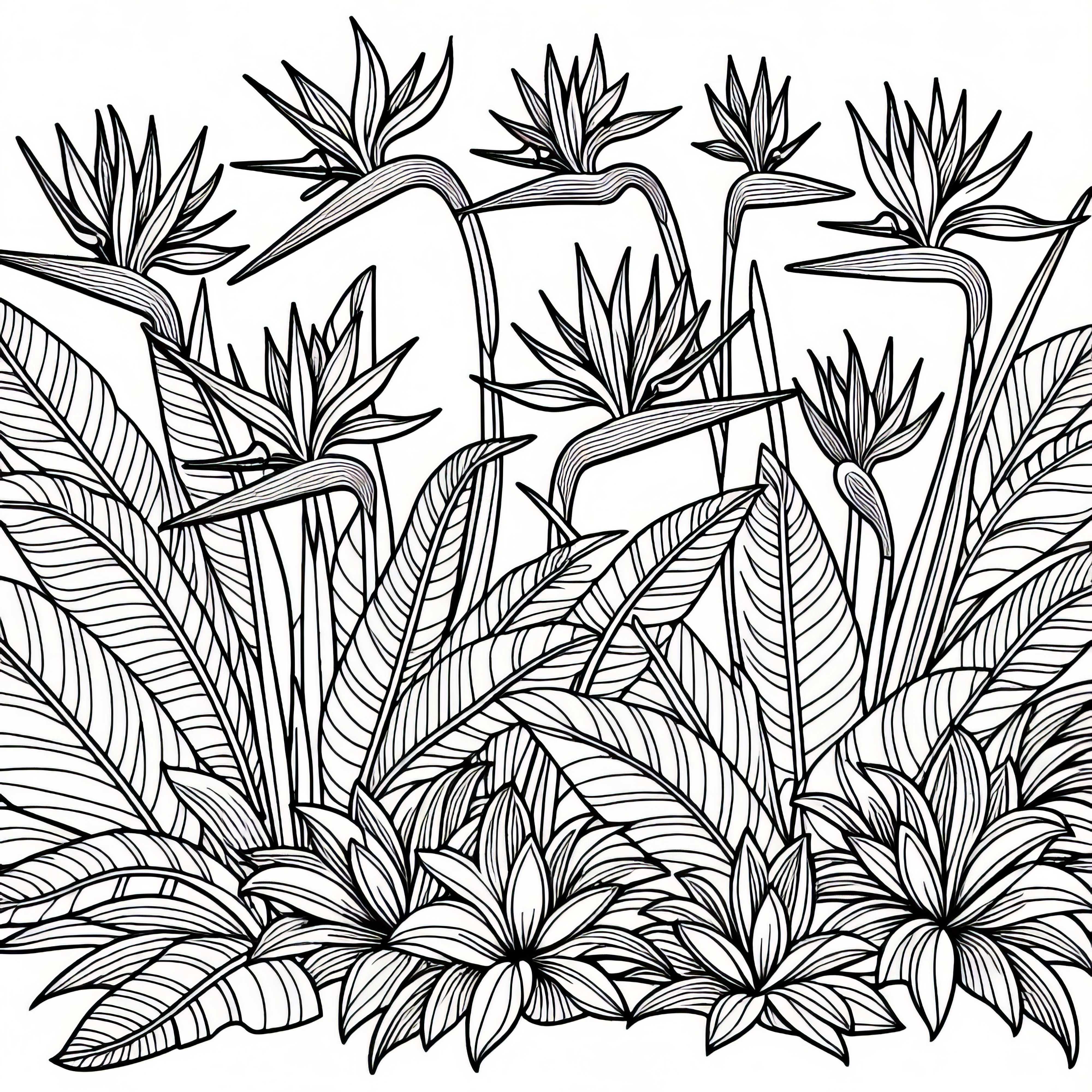 Безплатен шаблон за оцветяване на няколко цветя от рода Стрелцова звезда