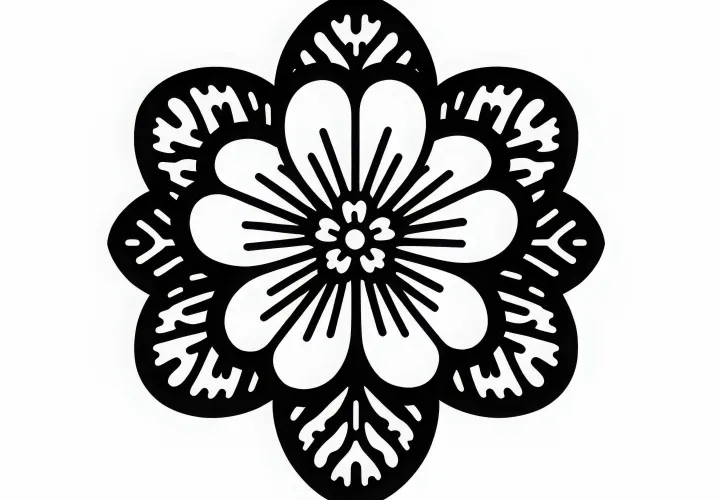 Desene de colorat cu primule – Schiță de colorat gratuită a florii