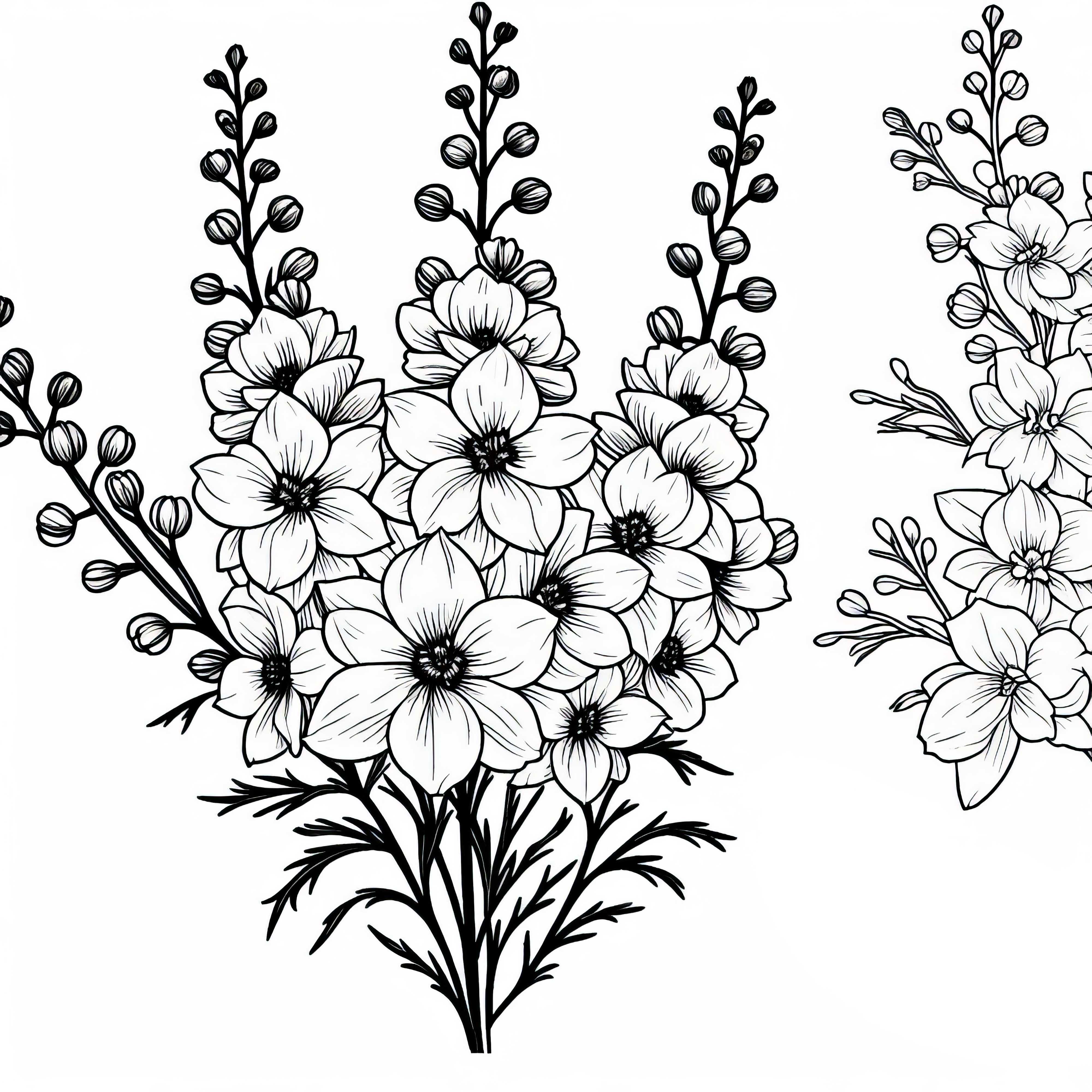 Безплатна за сваляне картина за оцветяване на рицарския шпорец Безплатна за изтегляне оцветяваща страница с рицарска звездица