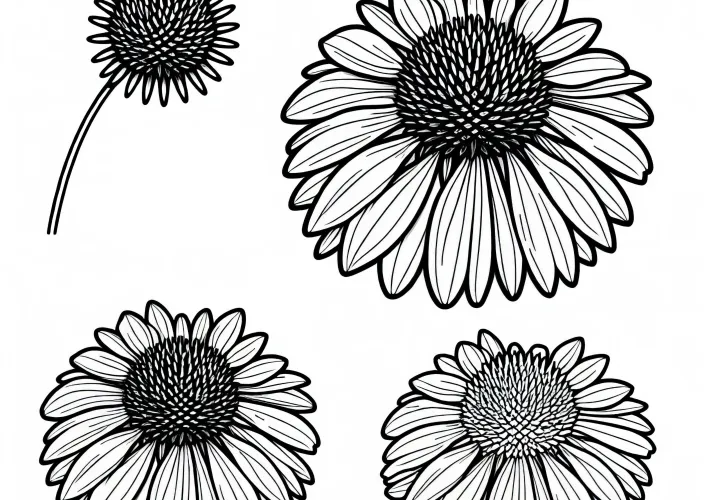 Malba květiny: Můžete si zdarma stáhnout omalovánku slunečního klobouku