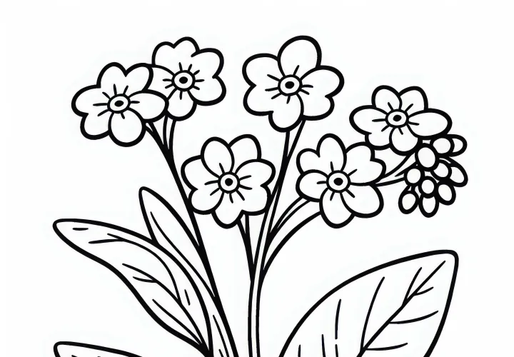 Pohlednice pro omalovánku – Bezplatná omalovánka