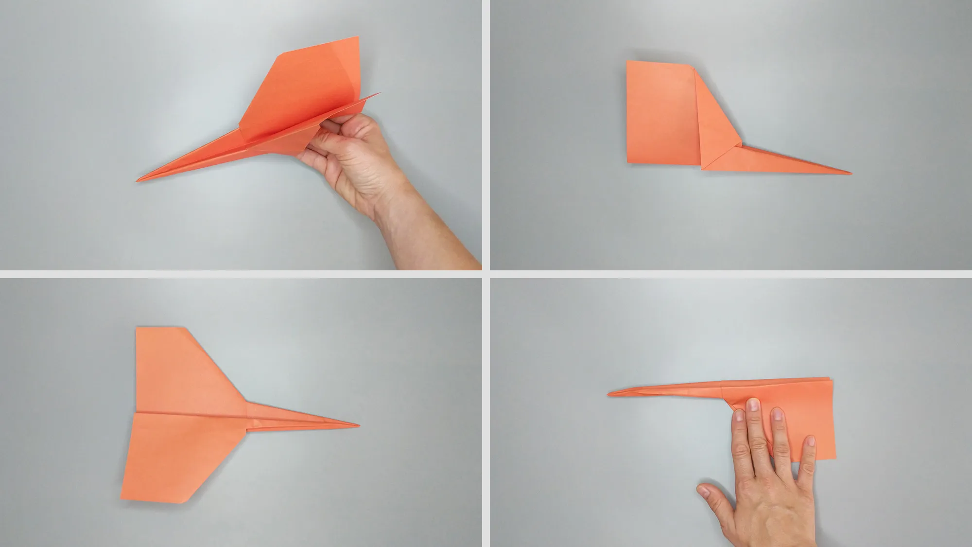 Dobre o avião supersónico Concorde em papel: Passo 4