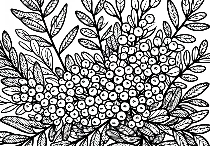 Feuerdorn Malvorlage für Sträucher Kostenlos