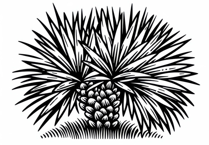 Ausmalbild der Sabalpalme – Sabal Palmetto zum kostenlosen Download Ausmalbild der Sabalpalme – Sabal Palmetto zum kostenlosen Download