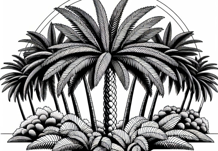 Nipapalme Nypa Fruticans Ausmalbild Kostenlos Nipapalme Nypa Fruticans Ausmalbild Kostenlos