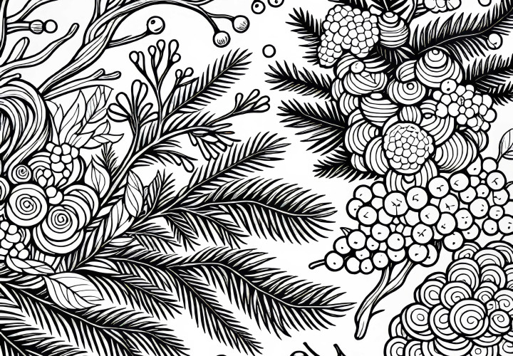 Yew Coloring Page Free