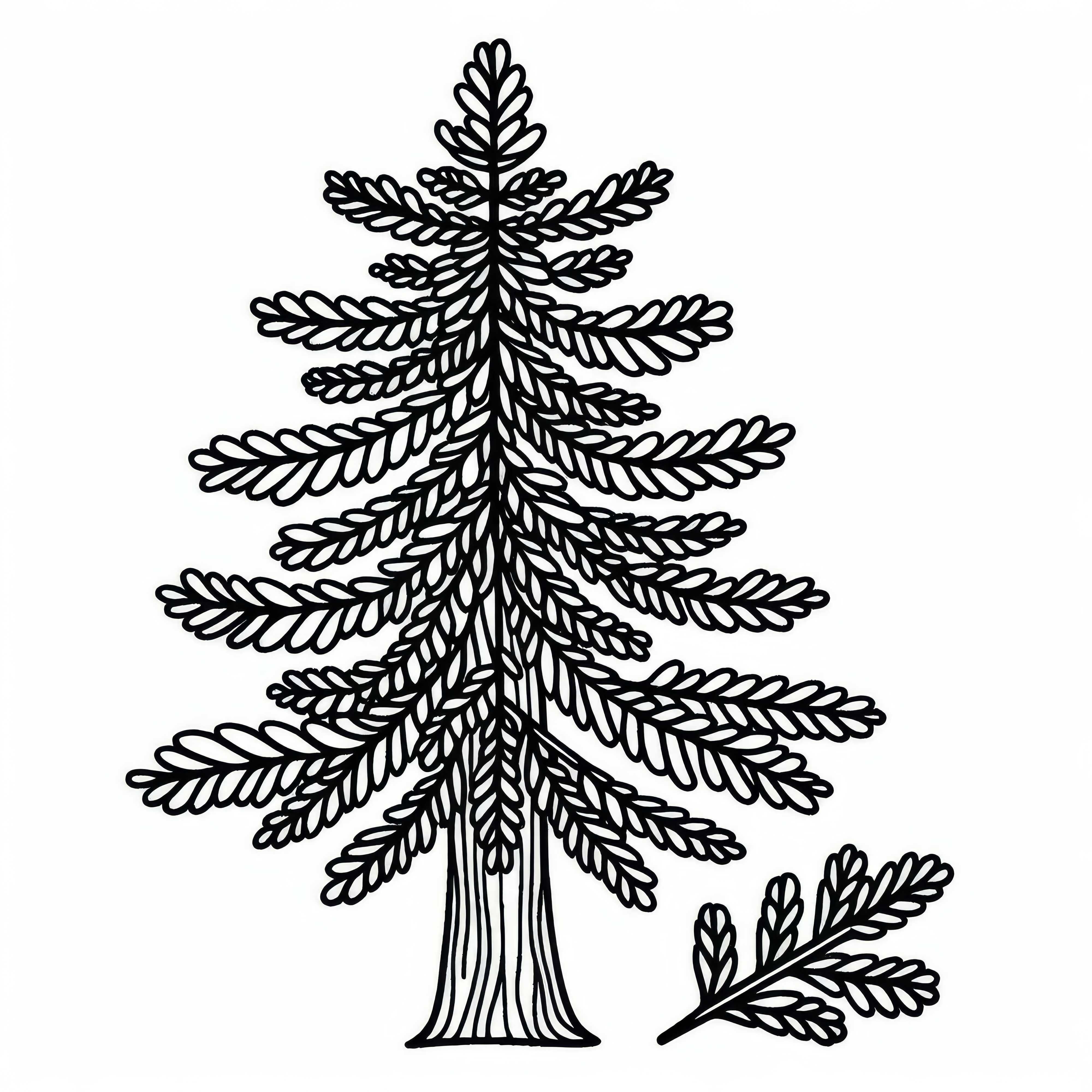 Zeder Malvorlage Gratis