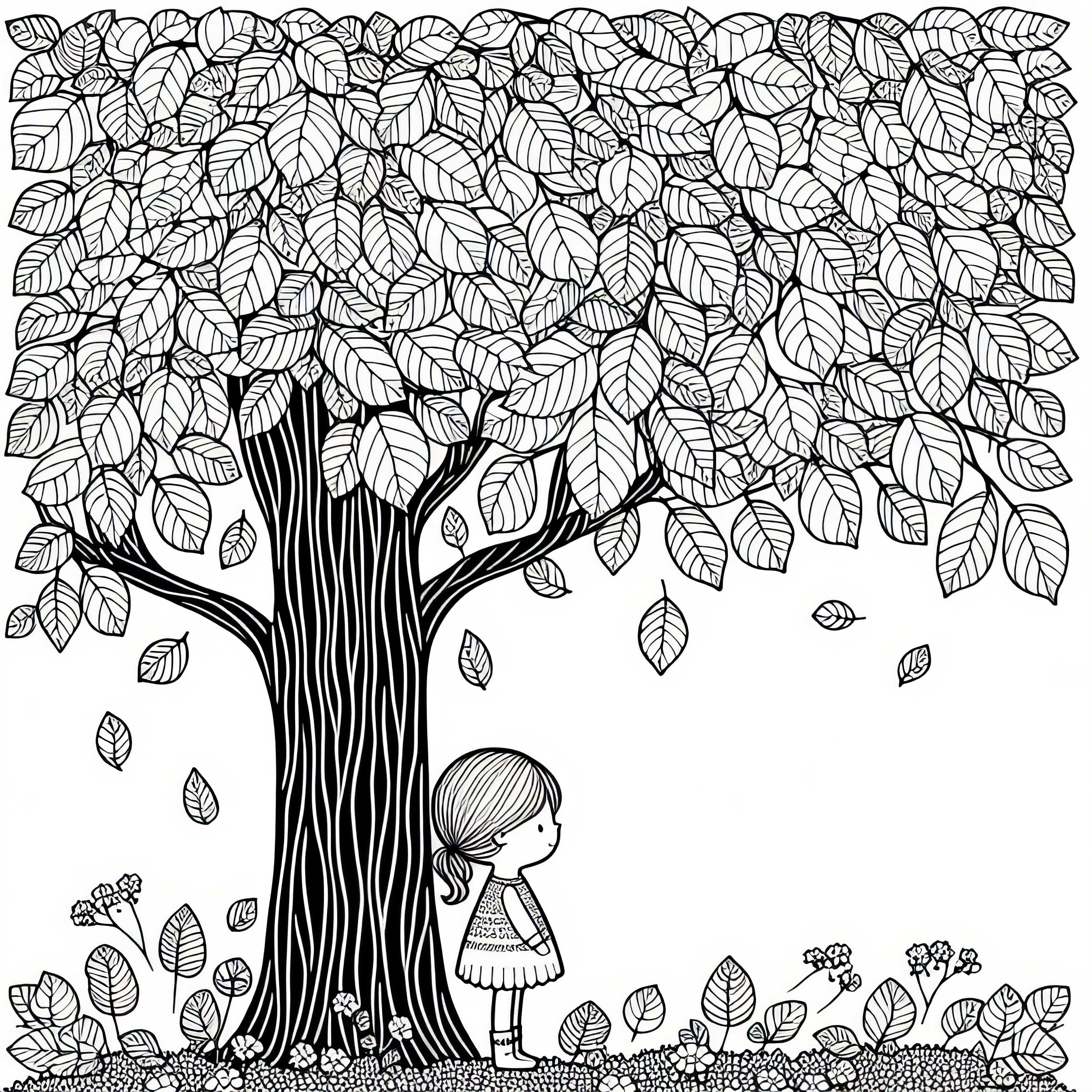 L'enfant est sous le modèle de coloriage de charme gratuit