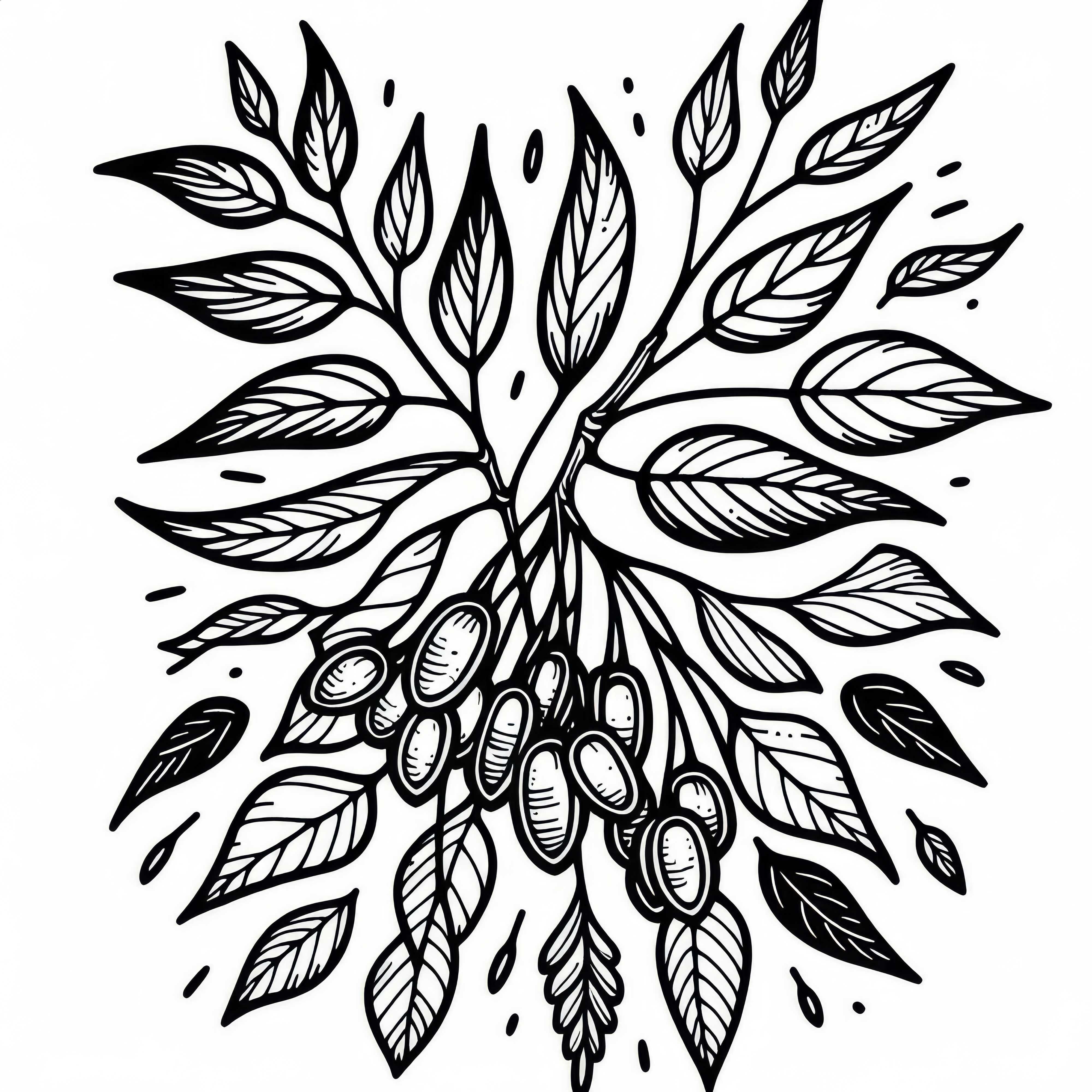 Düz kanatlı tohumlar titreyen söğüt boyama sayfası Ücretsiz