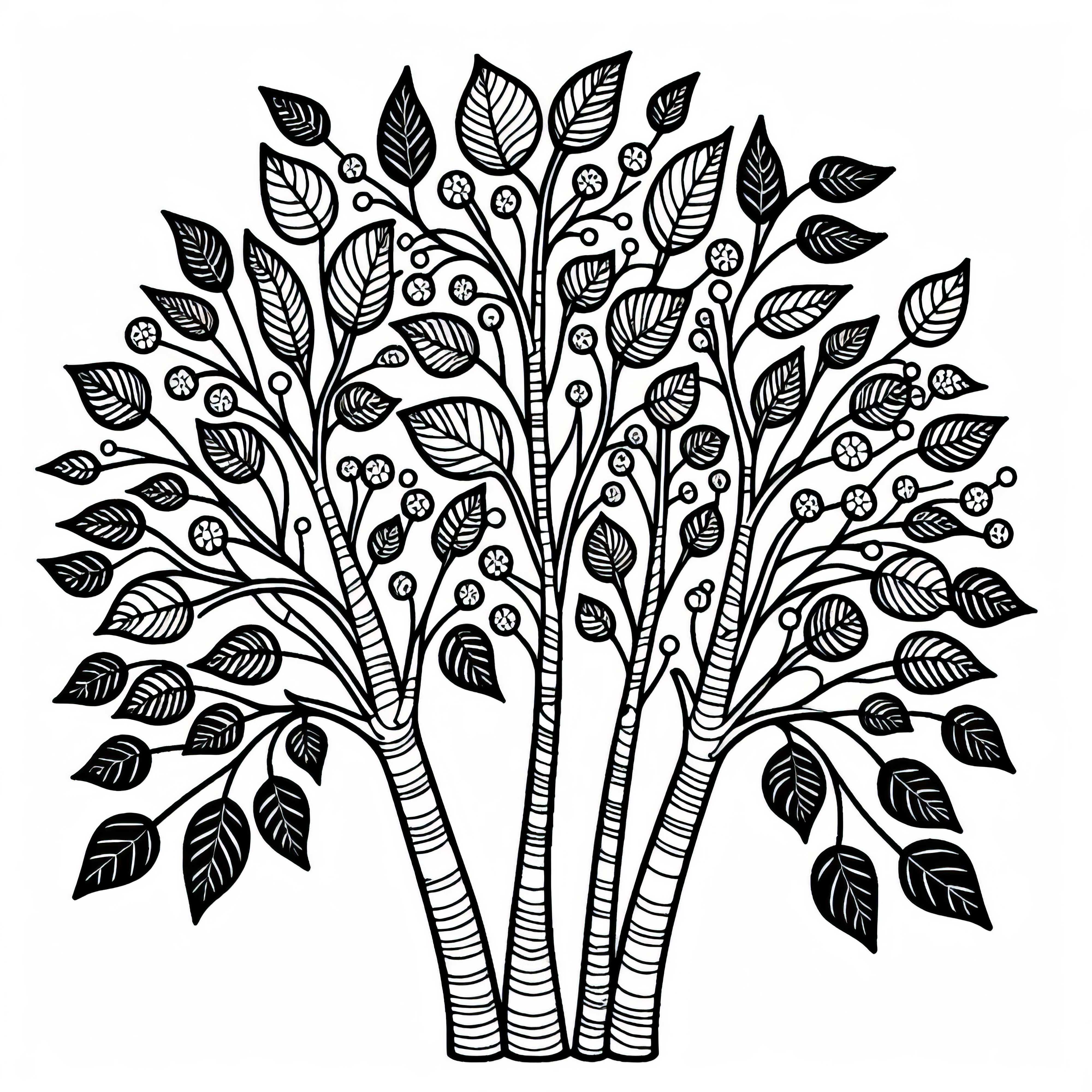 Omalovánka osiky – Zdarma ke stažení