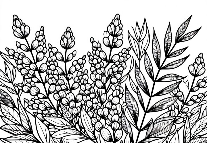 Gratuitement modèle de coloriage de petits bonbons